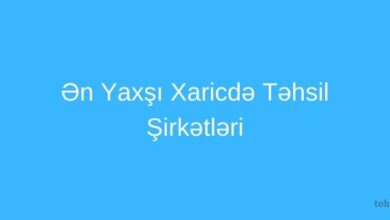 xaricde tehsil sirketleri