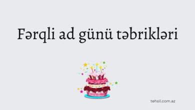 Ferqli ad günü tebrikleri